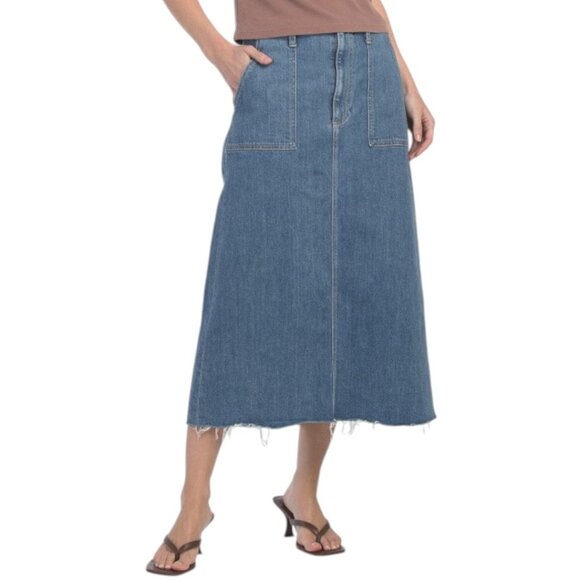 LE JEAN Jocelyn Denim Skirt - Picture 1 of 2